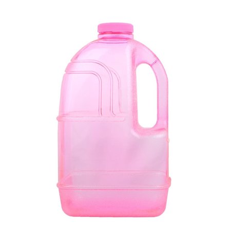 BAKEBETTER 1 gal Square Water Bottle with 48 mm Cap, Pink BA2582936
